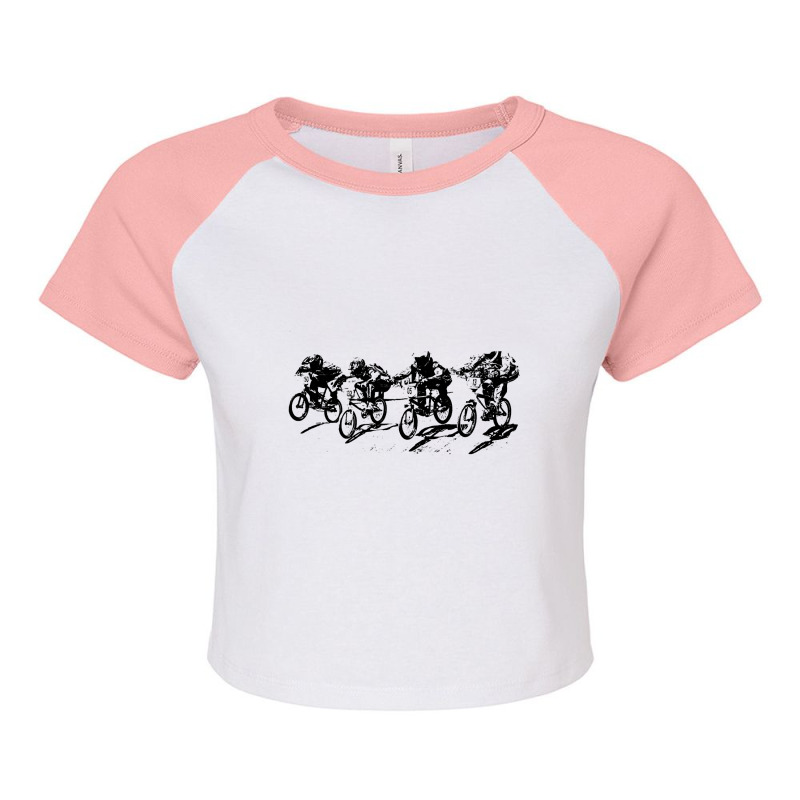 Bmx-wdeh3 Raglan Crop Top by mysofiazo | Artistshot