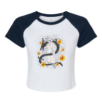 Trending Balls Of Dragon Raglan Crop Top | Artistshot