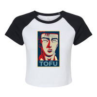 Initial D Tofu Bunta Raglan Crop Top | Artistshot