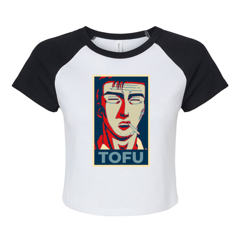 Initial D Tofu Bunta Raglan Crop Top by HECTORNVAZQUEZ | Artistshot