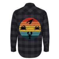 Crustacean Core Crustaceancore Aesthetic Crustacea Flannel Shirt | Artistshot