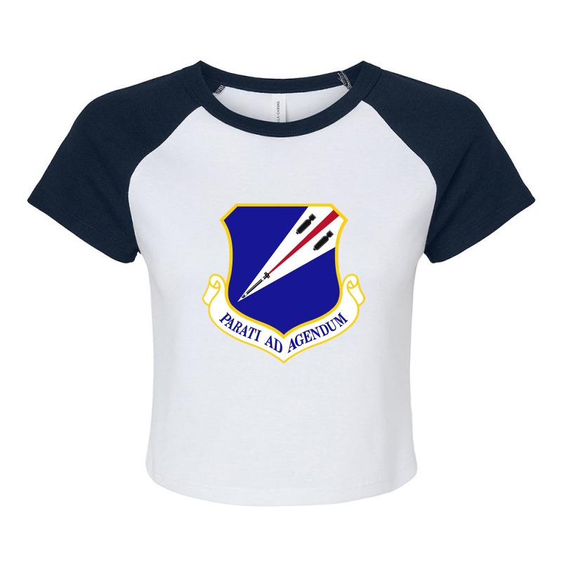 131st Fighter Wing (u.s. Air Force) Raglan Crop Top by nourishnormally484 | Artistshot