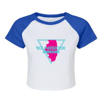 Bolingbrook Illinois Retro Vintage Triangle Il Raglan Crop Top | Artistshot