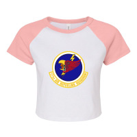 171st Air Refueling Squadron (u.s. Air Force) Raglan Crop Top | Artistshot