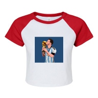 Lionel Messi Of Argentina Raglan Crop Top | Artistshot