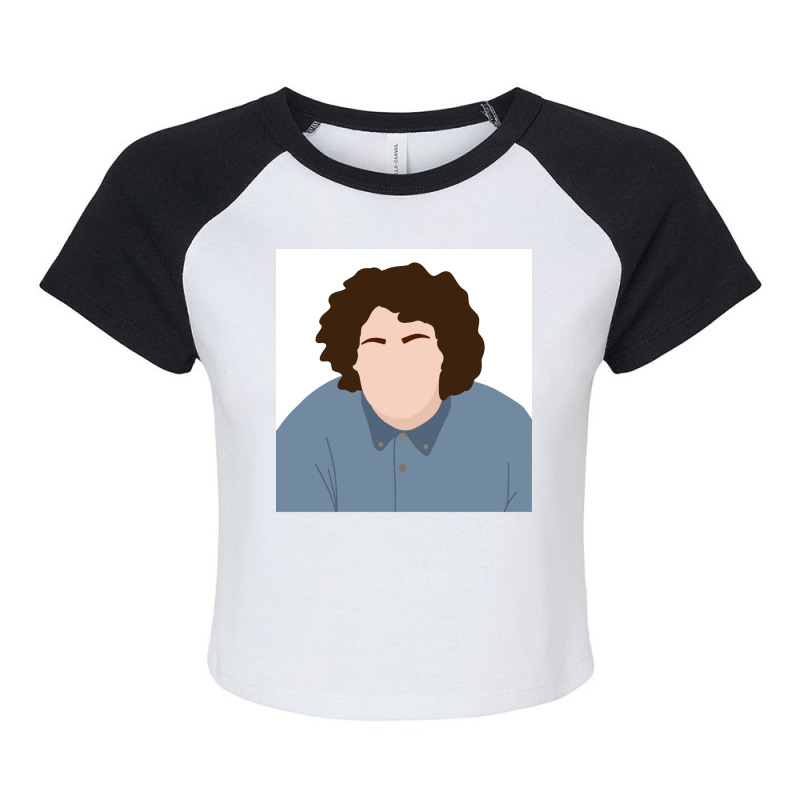 Hobo Johnson Outline Poster Hippie Raglan Crop Top by peechaunjustindec | Artistshot