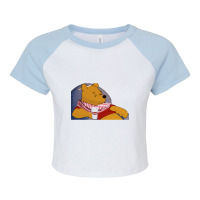 Arab Bear Raglan Crop Top | Artistshot