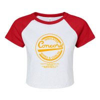 Concord Electronics, Inc. Raglan Crop Top | Artistshot