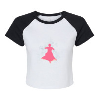 Classical Indian Dancing Raglan Crop Top | Artistshot