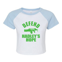 Defend Hadley?s Hope Raglan Crop Top | Artistshot