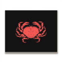 Crab Crustacean Metal Print Horizontal | Artistshot