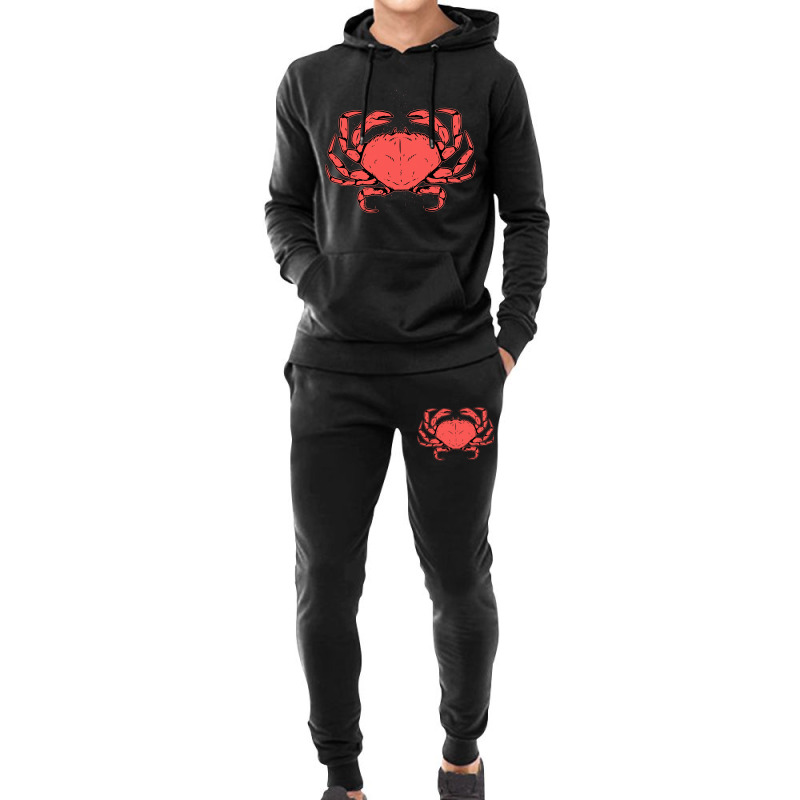 Crab Crustacean Hoodie & Jogger Set | Artistshot