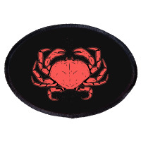 Crab Crustacean Oval Patch | Artistshot