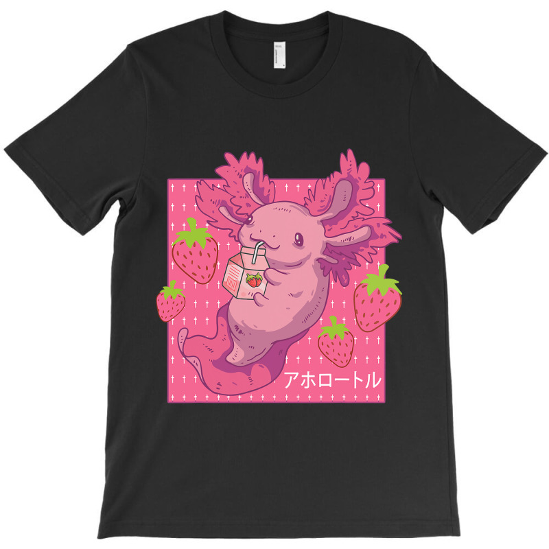 Cute Axolotl Pastel Goth Strawberry Milk Kids Yout T-shirt | Artistshot