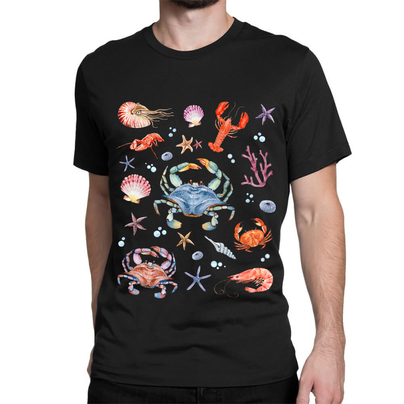 Crustaceancore Aesthetic Crustaceans Crab Lobster  Classic T-shirt | Artistshot