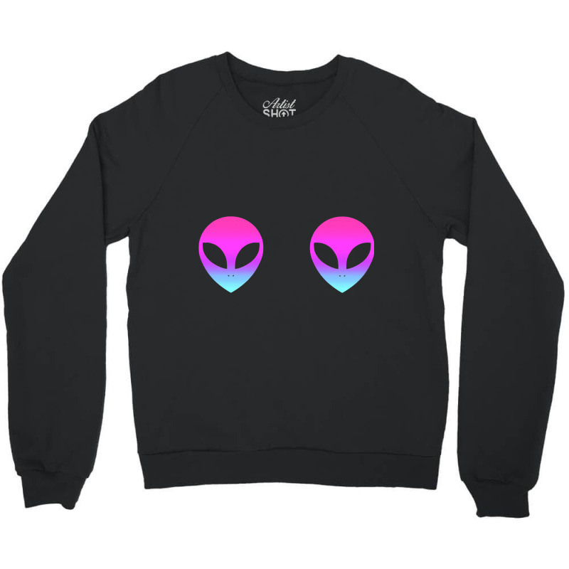 Cute Halloween Women Costume Women Halloween Alien Crewneck Sweatshirt | Artistshot