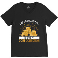 Coin Collector Numismatics Rare Coins Coin Lover N V-neck Tee | Artistshot