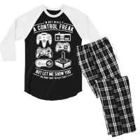 A Control Freak Men's 3/4 Sleeve Pajama Set | Artistshot