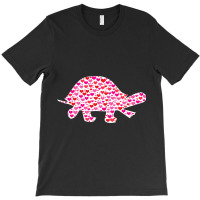 Cute Hearts Turtle Funny Animals Lover Valentines  T-shirt | Artistshot