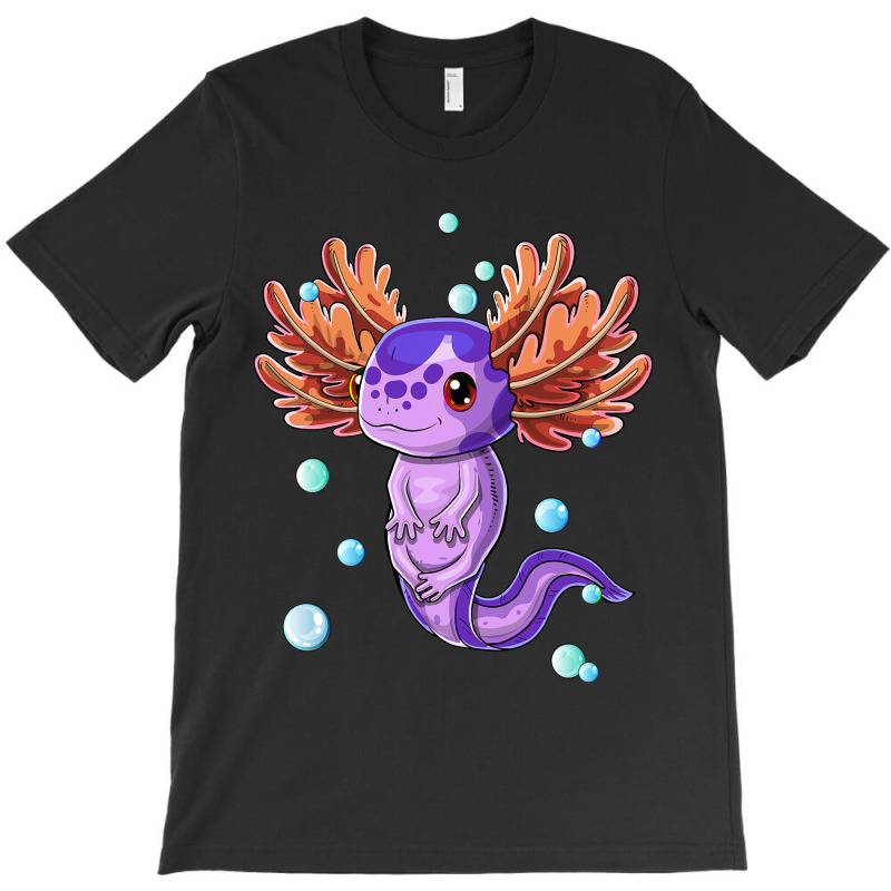 Cute Axolotl Salamander Bubble Girls Boys Kids T-shirt | Artistshot