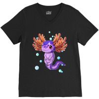 Cute Axolotl Salamander Bubble Girls Boys Kids V-neck Tee | Artistshot