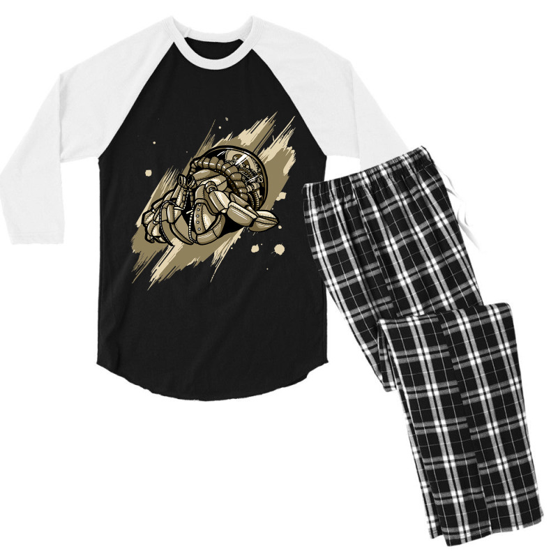 Cool Steampunk Mechanical Crab Men's 3/4 Sleeve Pajama Set | Artistshot