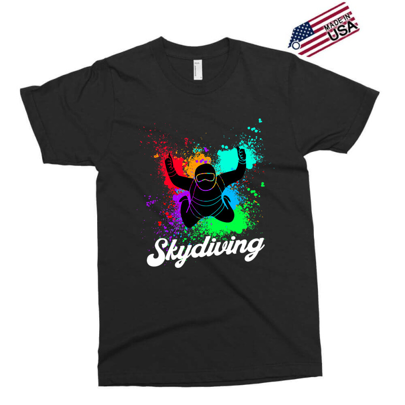 Color Splash Skydiving Exclusive T-shirt | Artistshot