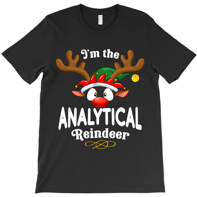 Christmas Pjs Analytical Xmas Reindeer Matching T-shirt | Artistshot