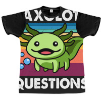 Cute Axolotl Shirt Funny I Axolotl Questions Salam Graphic T-shirt | Artistshot