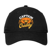 Captain Crabby Funny Crabby Mood 2seafood Crustace Adjustable Cap | Artistshot