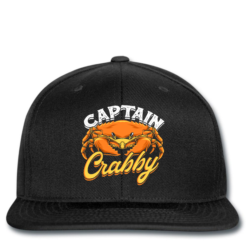 Captain Crabby Funny Crabby Mood 2seafood Crustace Printed Hat | Artistshot