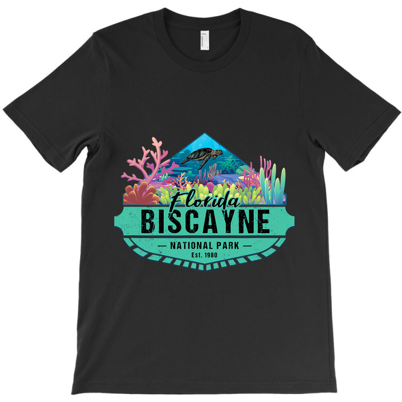 Biscayne National Park Florida Usa Coral Reef Sea  T-shirt | Artistshot