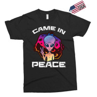 Came In Peace Ufo Abduction Alien Conspiracy Ufolo Exclusive T-shirt | Artistshot