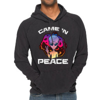 Came In Peace Ufo Abduction Alien Conspiracy Ufolo Vintage Hoodie | Artistshot