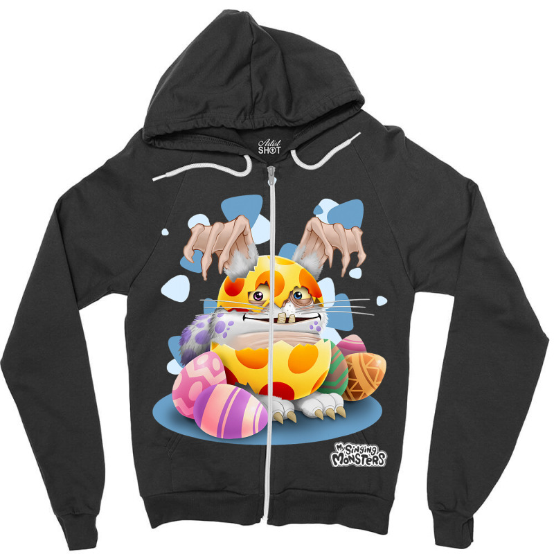 Blabbit Eggstravaganza Zipper Hoodie | Artistshot