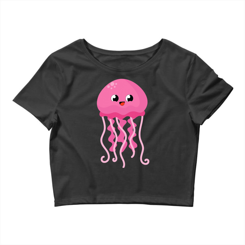 Childrens Cardboard Kawaii Jellyfish Clothing Medu Crop Top by LilahHutchinson | Artistshot