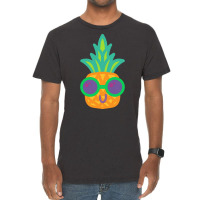 Tropical Fruit T  Shirt Pineapple At Sea T  Shirt Vintage T-shirt | Artistshot