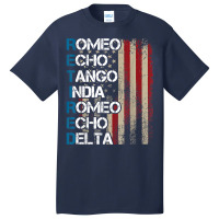 Phonetic Alphabet Retired Veteran Retirement Army Military T Shirt Basic T-shirt | Artistshot