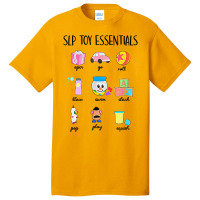 Slip Toy Essentials Slp Speech Pathologist Speech Therapy T Shirt Basic T-shirt | Artistshot