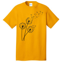 Mood Classy Dandelion Blowing Away In Wind Into The Sky T Shirt Basic T-shirt | Artistshot