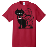 My Freaky World Every Soul Has It's Dark Halloween Black Cat T Shirt Basic T-shirt | Artistshot