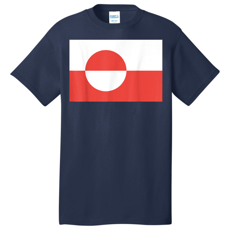 Flag Of Greenland T Shirt Tee Tees T Shirt Tshirt Basic T-shirt | Artistshot