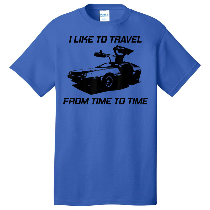 I Like To Travel From Time To Time. Funny Retro Car Vacation T Shirt Basic T-shirt by susanzqbraigu | Artistshot