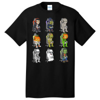 Gamer Halloween Skeleton Vampire Gaming Mummy Boys Kids Teen T Shirt Basic T-shirt | Artistshot