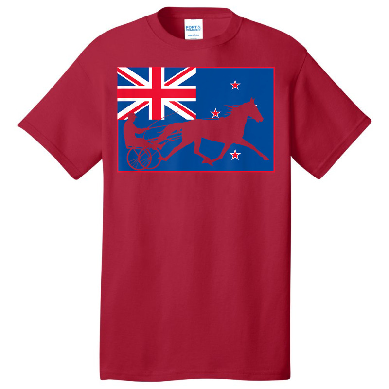 New Zealander Heritage New Zealand Harness Racing Equitation T Shirt Basic T-shirt | Artistshot