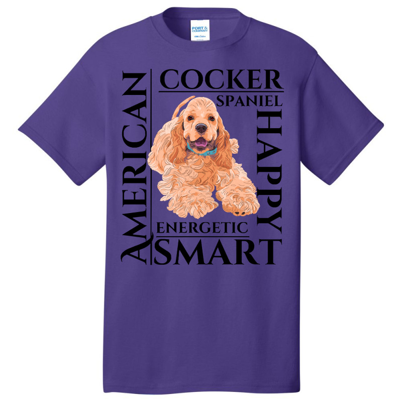 Cocker Spaniel T  Shirt Cocker Spaniel Dog Traits Gift T  Shirt Basic T-shirt by teenytinywonder | Artistshot