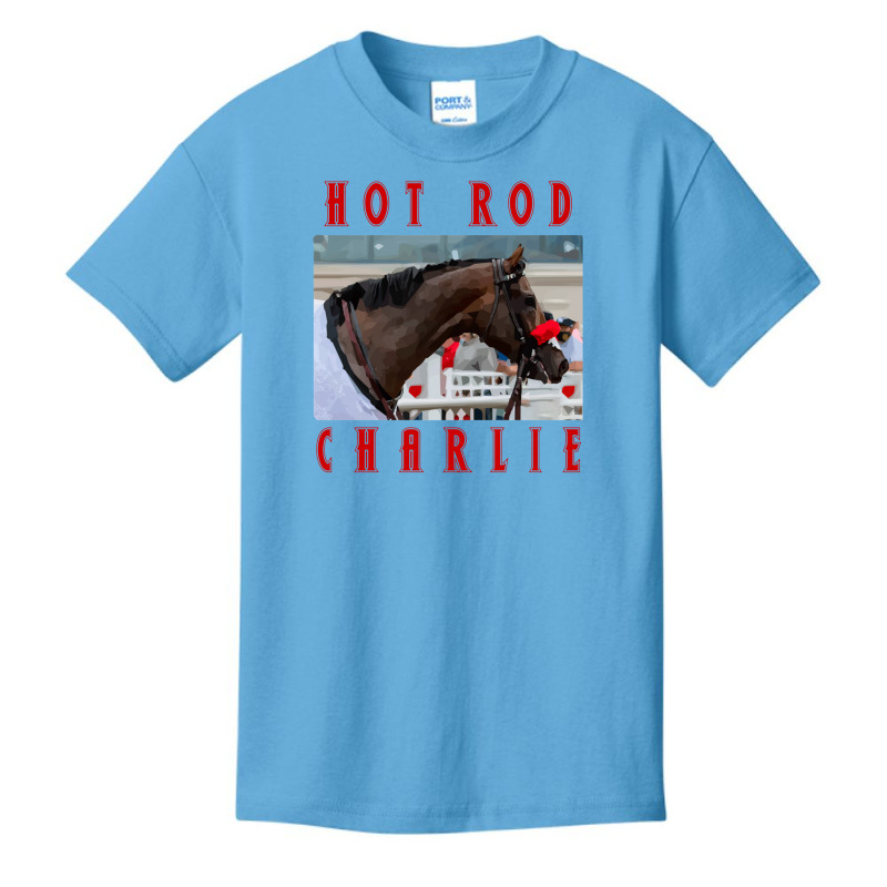 Hot Rod Charlie Classic Horseracing Basic Youth T-shirt by ShelaRenayKaeser | Artistshot