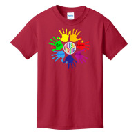 Autism Awareness Shirt Sign Language Hand Puzzle Support T Shirt Basic Youth T-shirt | Artistshot