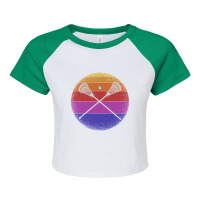 Lacrosse Funny Lax-to0gu Raglan Crop Top | Artistshot