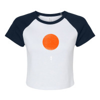 Minimal Solar System Raglan Crop Top | Artistshot